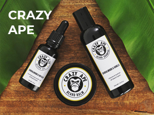 Logo Design for Crazy Ape Beard Care