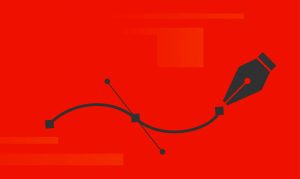 Graphic design. Pen tool cursor. Vector computer graphics. banner for designer or illustrator. The curve control points. Graphic design. Pen tool cursor. Vector computer graphics. banner for designer or illustrator. The curve control points.